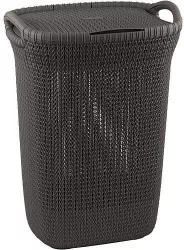 Cos rufe 2 manere capac gri inchis 57 L 45x61x34 cm Curver 