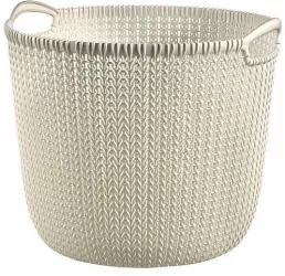 Cos rufe 2 manere crem 30 L 40x39x33 cm Curver 