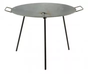 Disc pentru gratar metalic   cu picioare si agatator 48.7x32  cm Perfect Home  