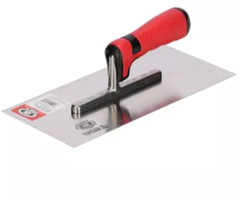 Gletiera inox Olejnik 13x28 cm 0.7 mm maner soft Rosu 