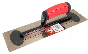 Gletiera inox Olejnik Super Flex intarita 10x35 cm 0.3 mm maner soft Rosu 