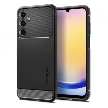 Husa pentru Samsung Galaxy A25 5G - Spigen Rugged Armor - Black 