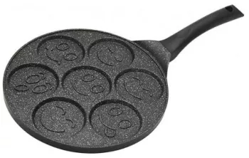 Tigaie aluminiu rotunda pentru clatite si oua 27 cm Magic Home 