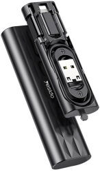 Trusa adaptoare USB pentru telefon Yesido Type-C la Type-A/Lightning/Micro USB cablu 23cm Type-C la Type-C 2 soturi TF card/ Nano SIM 