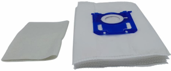Set 10 saci S-bag compatibili din microfibra + filtru motor pentru aspiratoare Philips si Electrolux 