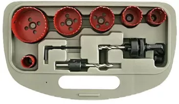 Set freze 9 piese   bi-metal 22-64  mm 