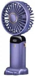 Ventilator Ultra Portabil cu Aromaterapie Flippy 3 in 1 de Mana de Birou de Gat 5 Trepte de Viteza Incarcare USB Autonomie 12h Pliabil cu 