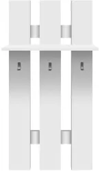 Cuier 60 alb TOPTY TIP 39 Sani 60 x 23 x 100 cm