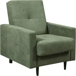 Fotoliu material textil verde VALDO Sani 80 x 88 x 90 cm 