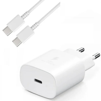 Incarcator 25W pentru Samsung S24 TA800EWE-DW767JWE Type C 1.8M Super Fast Charger Alb 
