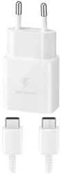 Incarcator pentru Samsung A11 A12 USB-C Fast Charger TA1510EWE-DA705BWE 15W Type-C 1M Alb 