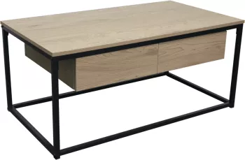 Masuta de cafea stejar / neagra NAVARO TIP 1 Sani 100 x 55 x 45 cm 