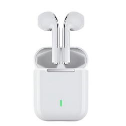 Casti wireless Techbasics In Ear Bluetooth Microfon HD Touch Control Noise Reduction Carcasa Magnetic Alb 