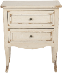 Comoda lemn alb vintage 66x36x80 cm 