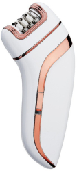 Set epilator Enzo Beauty 3 in 1 HM-205 putere 5w autonomie 90 min 3 capete epilator ras pedichiura alimentare USB Alb 