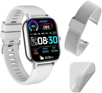 Smartwatch Techbasics Z49 TrendPro Apeluri Bluetooth 2.01inch Full Touch Display Notificari Monitorizare Sanatate Gri 