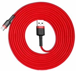 Cablu de date Baseus USB-C 3 m Rosu 