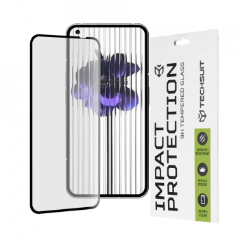 Folie pentru Nothing Phone 1 - Techsuit 111D Full Cover / Full Glue Glass - Black 