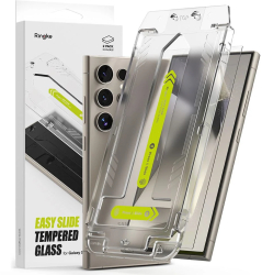 Folie pentru Samsung Galaxy S24 Ultra set 2 - Ringke Easy Slide Tempered Glass - Clear 
