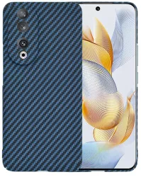 Husa pentru Honor 90 - Techsuit Carbonite FiberShell - Cyan 