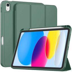 Husa pentru iPad 10 2022 10.9 - Techsuit Flex Trifold - Green 