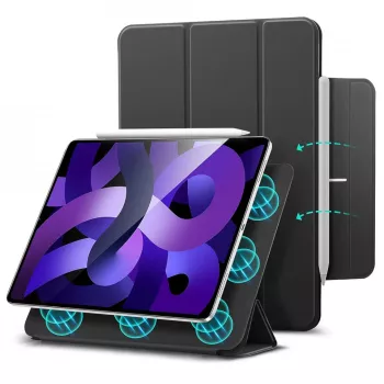 Husa pentru iPad Pro 11 2018 / iPad Air 4 / 5 / 11 2020/2022/2024 - ESR Rebound Magnetic - Black 