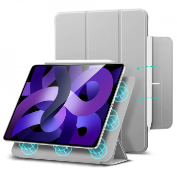 Husa pentru iPad Pro 11 2018 / iPad Air 4 / 5 / 11 2020/2022/2024 - ESR Rebound Magnetic - Grey 