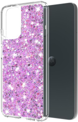 Husa pentru Motorola Moto G14 - Techsuit Sparkly Glitter - Magenta 