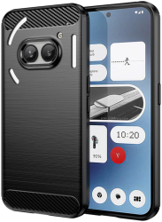 Husa pentru Nothing Phone 2a / 2a Plus - Techsuit Carbon Silicone - Black 