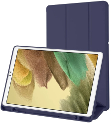 Husa pentru Samsung Galaxy Tab A7 Lite - Techsuit Flex Trifold - Dark Blue 