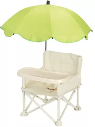 Scaun de Masa pentru Bebelusi si Copii Flippy Tavita si Husa Detasabile Multifunctional Stabil Centura de Siguranta Cos de Depozitare Bej 