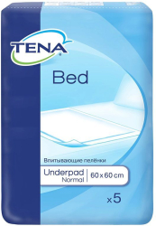 Aleze / Protectii pentru pat TENA Bed Normal 60 x 60 cm 5 buc 