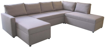 Canapea extensibila Sani Concept U Stanga montaj Bej