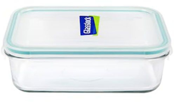 Cutie Glasslock dreptunghiulara din sticla cu capac plastic 990 ml 