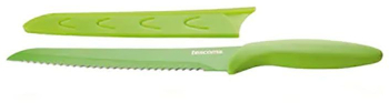 Cutit pentru paine antiaderent cu teaca Tescoma Presto Tone 20 cm Verde 