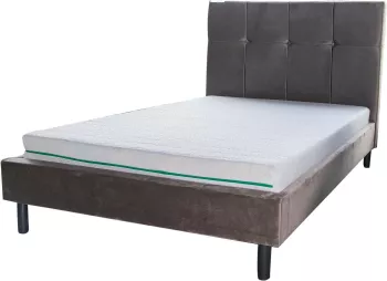 Pat tapitat Sani Relaxico Carre 160 x 200 cm Gri inchis 