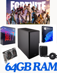 Calculator gaming/grafica refurbished Corsair i7-5960x 3.5Ghz ram 64gbDDR4 ssd 512gb+ hdd 2TB RX6600 8GB Windows10/11 + Racire Apa 
