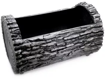 Ghiveci decorativ pentru flori model scoarta copac 34x21cm 