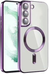 Husa pentru Samsung Galaxy S22 Plus 5G - Marmalis Luxury Crystal MagSafe Light Purple 