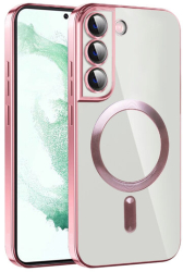 Husa pentru Samsung Galaxy S22 Plus 5G - Marmalis Luxury Crystal MagSafe Pink