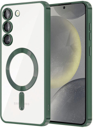 Husa pentru Samsung Galaxy S23 Plus - Marmalis Luxury Crystal MagSafe Deep Green 