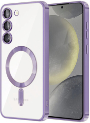 Husa pentru Samsung Galaxy S23 Plus - Marmalis Luxury Crystal MagSafe Light Purple 