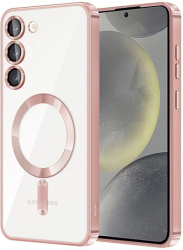 Husa pentru Samsung Galaxy S23 Plus - Marmalis Luxury Crystal MagSafe Pink 