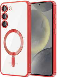 Husa pentru Samsung Galaxy S23 Plus - Marmalis Luxury Crystal MagSafe Red 
