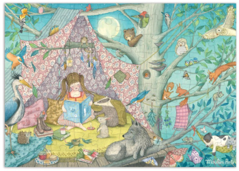 Puzzle de observatie Casuta secreta Moulin Roty 100 piese 