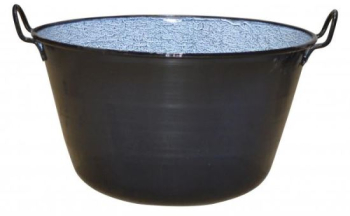 Ceaun emailat caldare cu manere 70 L Perfect Home 