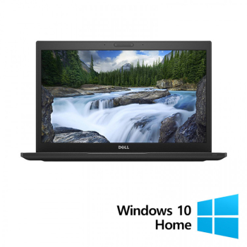 Laptop Refurbished DELL Latitude 7490 Intel Core i5-8350U 1.70 - 3.60GHz 8GB DDR4 256GB 14 Inch Full HD LED Webcam + Windows 10 Home 