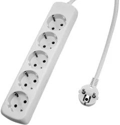 Prelungitor electric cu impamantare si protectie copii 5 prize cablu 3m 