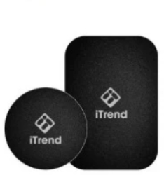Set 2 Placute Metal iTrend  Pentru Suport Telefon Magnet 