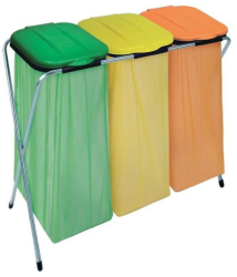 Suport pentru 3 saci de gunoi 96x42x78 cm ECOFIX Strend Pro 